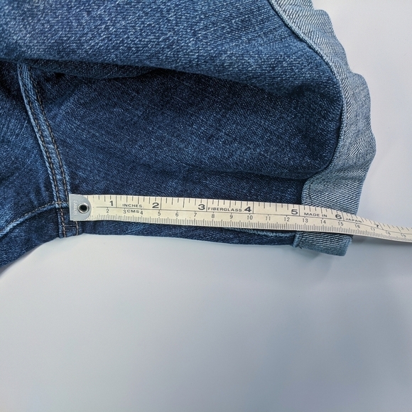 Ralph Lauren cuffed jean shorts size 14 - Picture 7 of 8